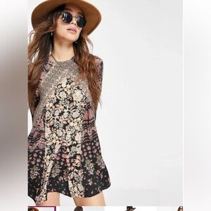 Free people Floral Boho Dress MWT